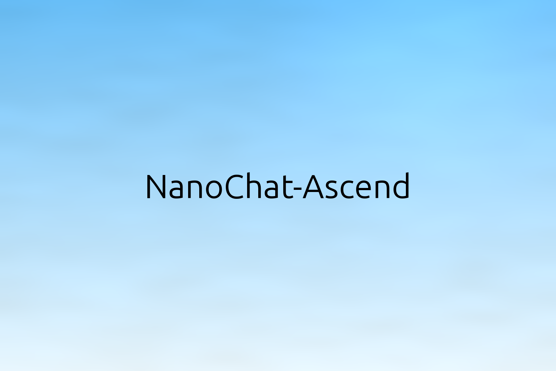 NanoChat-Ascend logo